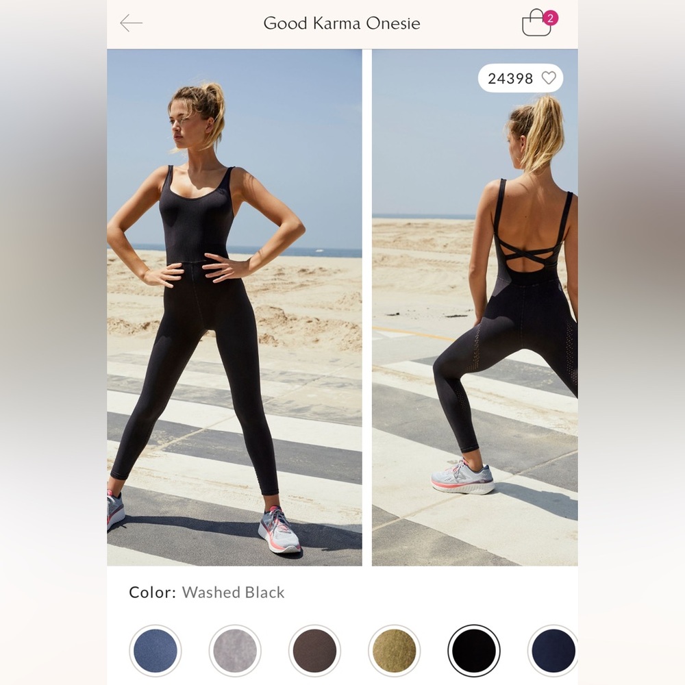 Free people good karma onesie